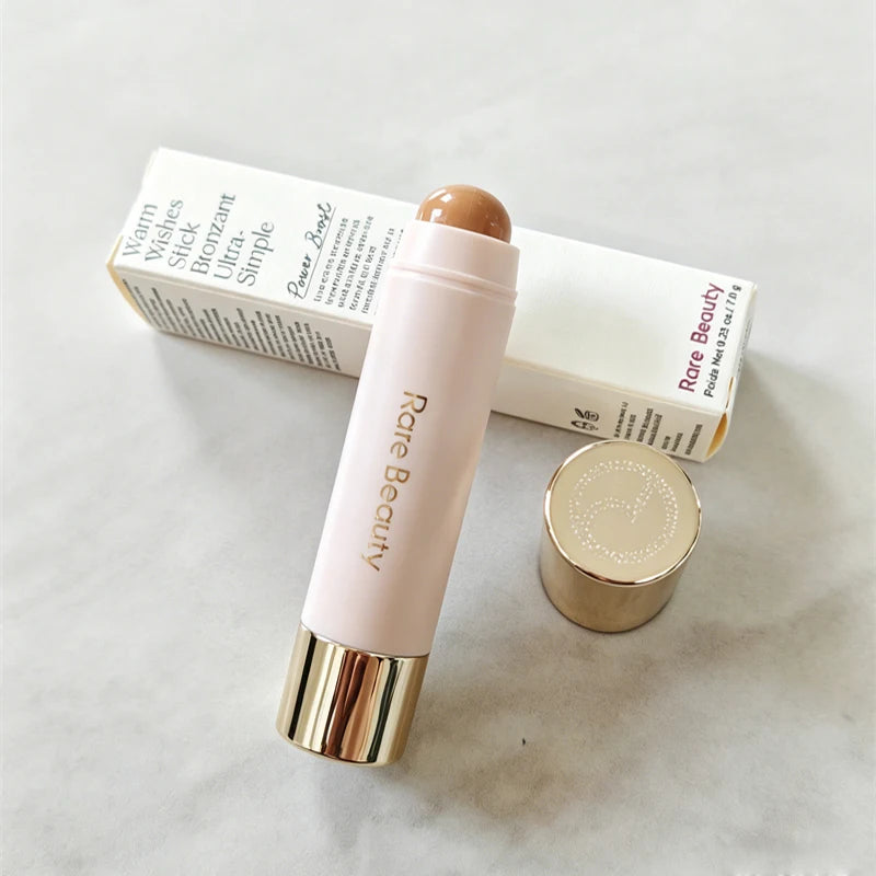 Rare Beauty Barra de Contorno Facial 3D, Bronceador, Iluminador Líquido Brillante para Mejillas, Maquillaje con Toque Femenino