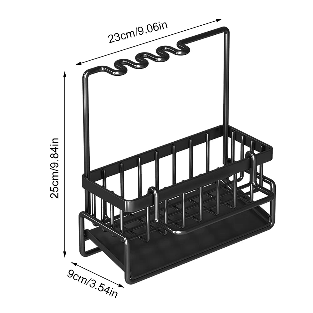 Escurridor de platos ajustable, estante de secado de platos, organizador de platos de cocina con escurridor sobre el fregadero, encimera, soporte de almacenamiento de cubiertos