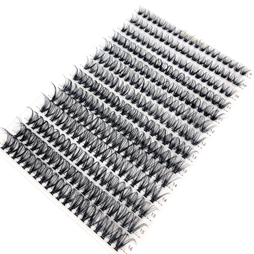 AMSDCN 100/280 grupos 30D 40D 60D 80D pestañas rizadas naturalmente suaves maquillaje DIY pestañas postizas
