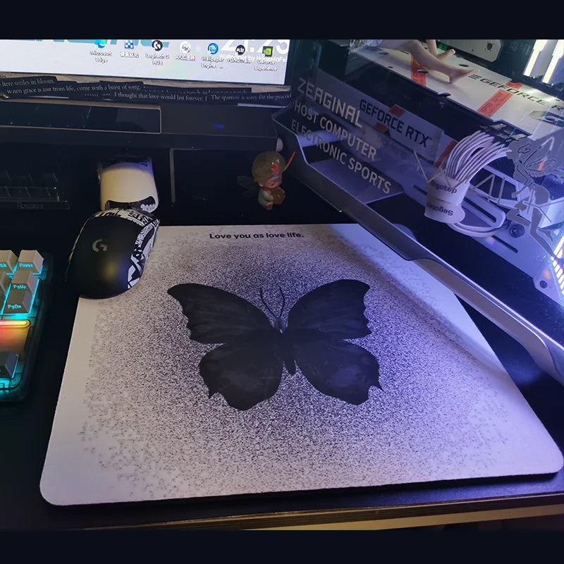 Alfombrilla de ratón de 450x400mm, alfombrillas para juegos, alfombrilla para jugador, PC, teclado de ordenador, alfombrilla de escritorio XL, accesorios de interior de oficina, alfombra antideslizante de goma