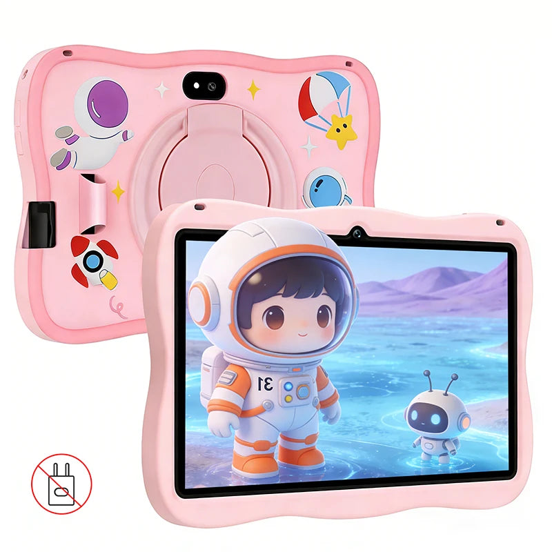 Tablet Android 15 para Niños, 6000mAh, Octa-core, 7 Pulgadas, 4GB RAM, 64GB ROM, WiFi, BT, con Funda Protectora y Lápiz Óptico, Regalo para Niños