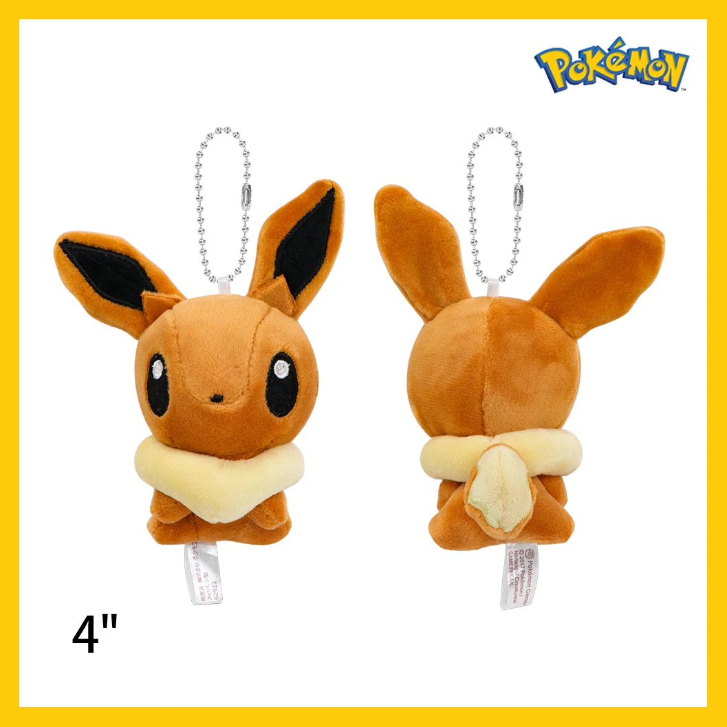 Llavero de peluche Mimikyu Eevee, colgante de anime de Pocket Monster con personajes de Eeveelution y Snorlax, para coleccionistas, regalo y decoración para fans de Sylveon