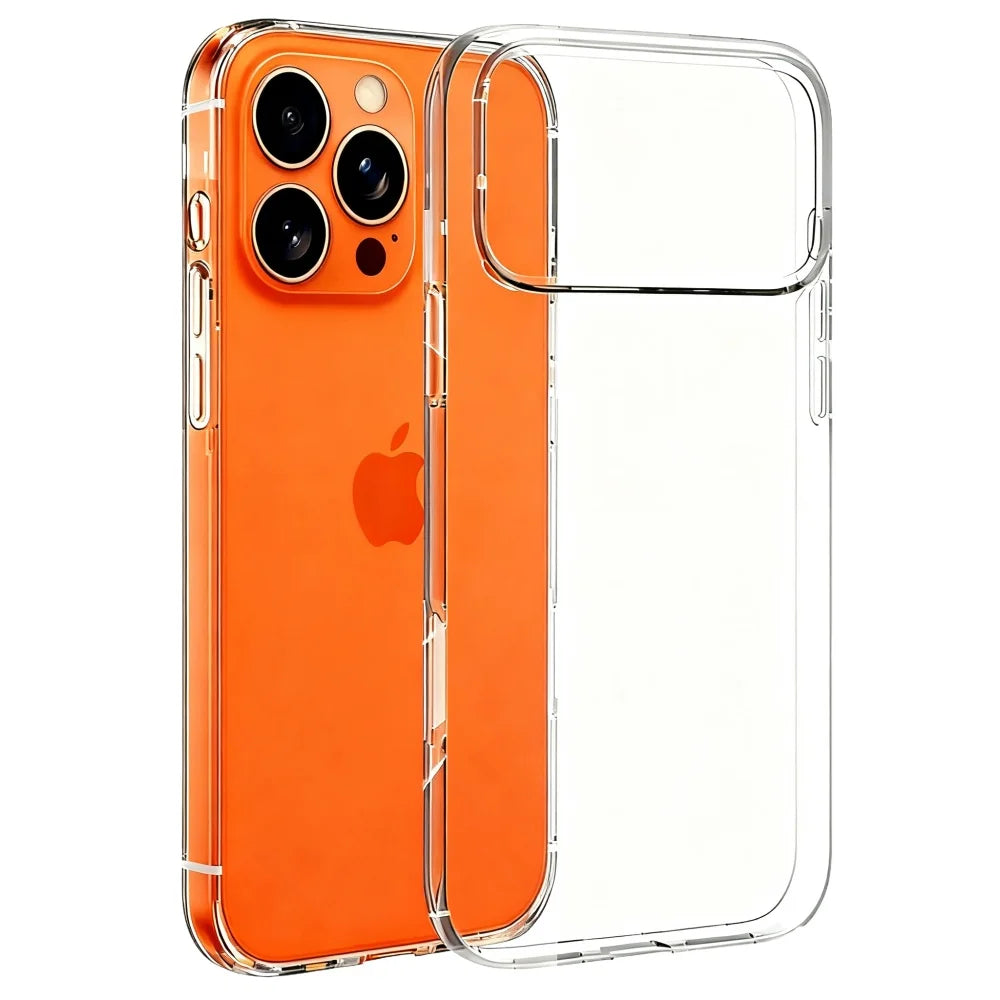 Funda de teléfono transparente de silicona suave TPU para iPhone 17 Pro Max, fundas ultrafinas transparentes a prueba de golpes para iPhone 17, funda trasera de aire