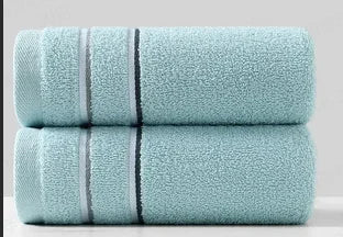 Toalla de Algodón para Baño, Toalla de Mano Suave de Secado Rápido, Toalla Facial Gruesa para Baño, Gimnasio, Spa, Adultos, Hotel, Viajes, Estudiantes