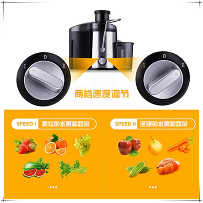 Extractor de Jugos Multifuncional, Exprimidor Automático de Frutas y Verduras, Máquina Separadora de Residuos de Jugo, Mini Vaso Original Pequeño