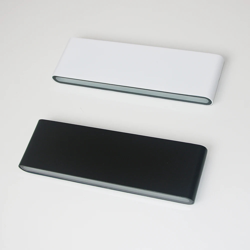 Lámpara LED de pared impermeable para exteriores, 6W, 12W, 24W, dormitorio, sala de estar, balcón, lámpara de pared Exterior de aluminio, accesorios de aplique