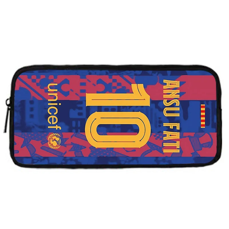 Mochila escolar para niños, fútbol, Lamine Yamals, con bolsas para el almuerzo, bolsas para lápices, mochilas escolares para niños y niñas, el mejor regalo