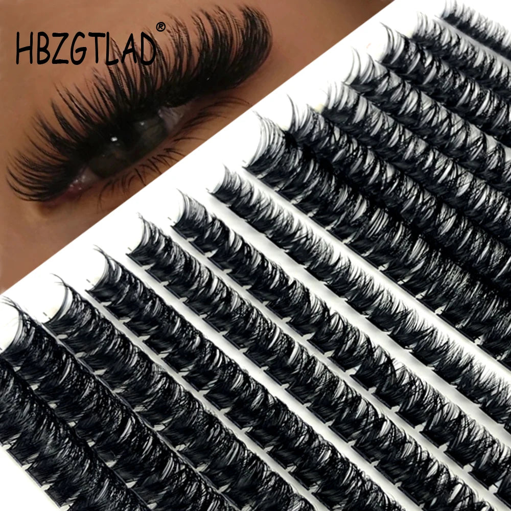 AMSDCN 100/280 grupos 30D 40D 60D 80D pestañas rizadas naturalmente suaves maquillaje DIY pestañas postizas