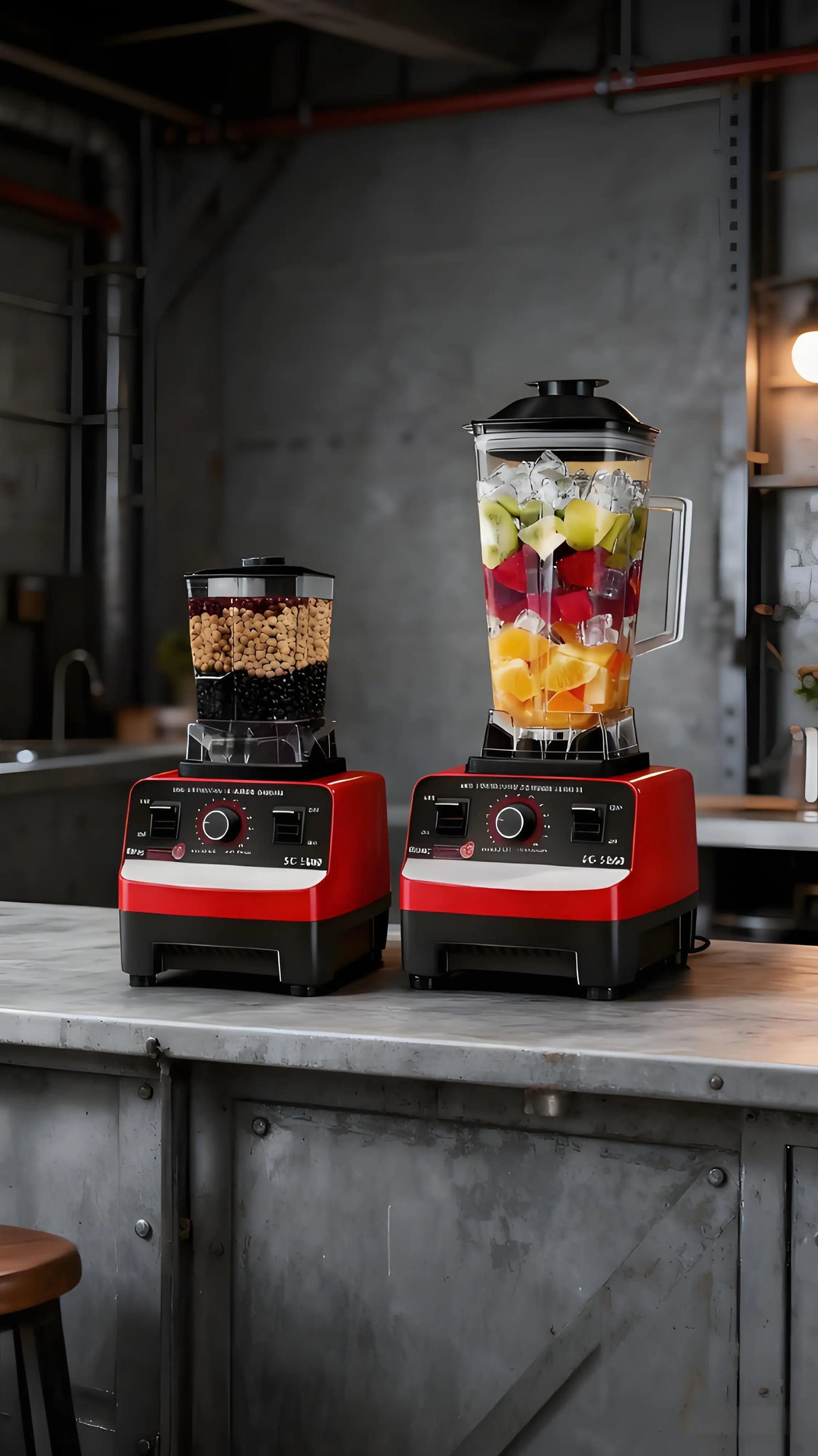 Licuadora y Batidora Profesional 2 en 1 - Trituradora de Hielo de Alta Potencia de 2L, Preparador de Smoothies, Procesador de Leche de Soya y Alimentos para Cocina Doméstica