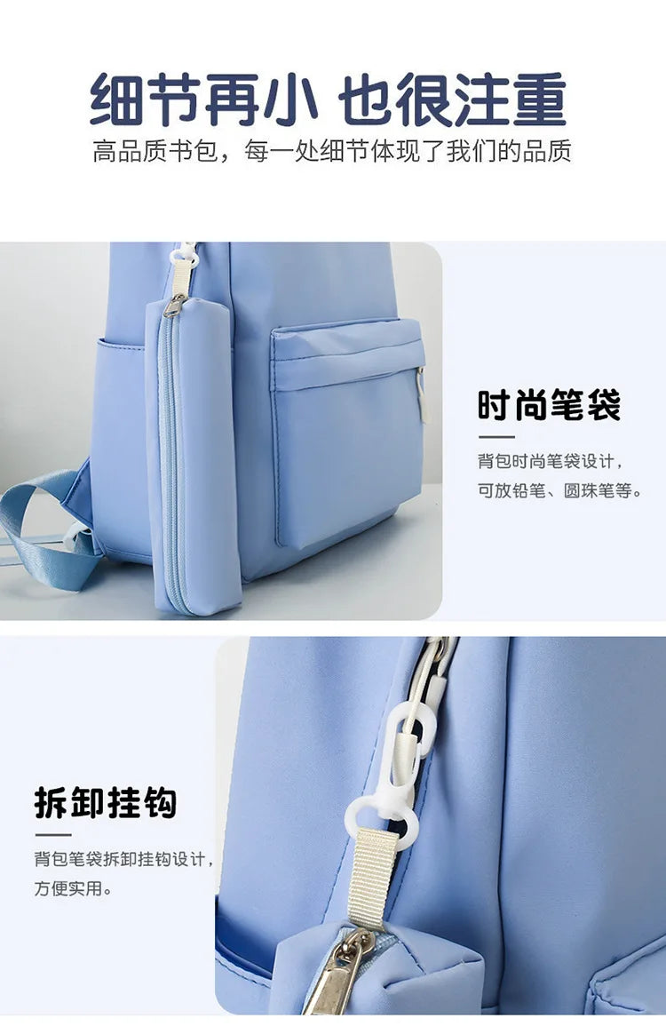 Juego de 2 Mochilas de Dragon Ball, Estuches para Lápices, Anime Son Goku, Bolsas de Hombro con Letras, Estuches para Bolígrafos, Mochilas Escolares Grandes de Dibujos Animados para Exteriores, Regalo