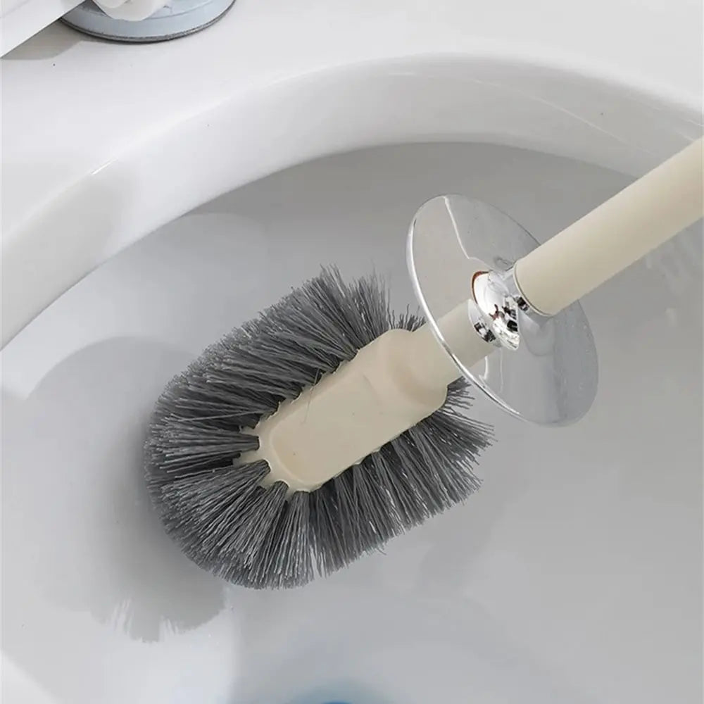 Cepillo de baño creativo con soporte, cepillos suaves para el hogar, accesorios de limpieza, base a prueba de fugas, herramientas de limpieza de secado rápido