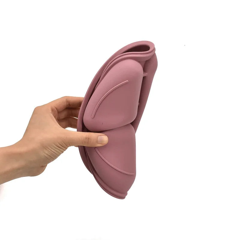 Juego de alimentación de silicona para bebé, cuenco de silicona, plato de comedor, cuchara, tenedor, platos para niños, vajilla de silicona sin BPA, 3/4/5 Uds.