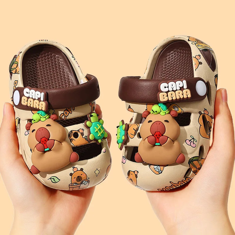 Sandalias de Jardín para Niños Verano 2026, Chanclas de Playa para Niños y Niñas, Ligeras, Transpirables, con Dibujos Animados, Lindas, para Bebés