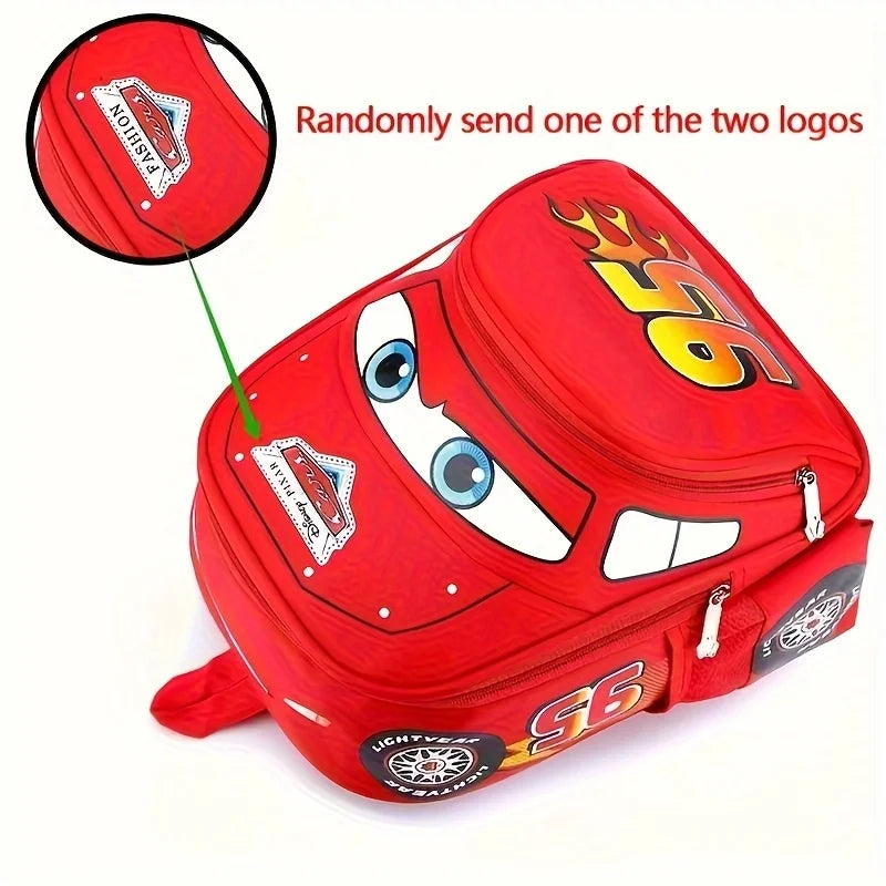 Mochila de Cars con el personaje Lightning McQueen para niños: mochila escolar para el jardín de infancia, mochila para niños pequeños y preescolares, mochila con dibujos animados para niños y niñas.