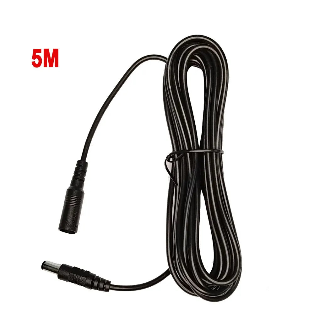 10M/5M 5,5mm * 2,1mm conector de alimentación CC Cable de extensión adaptador Jack Cable DC hembra macho extensión enchufe externo