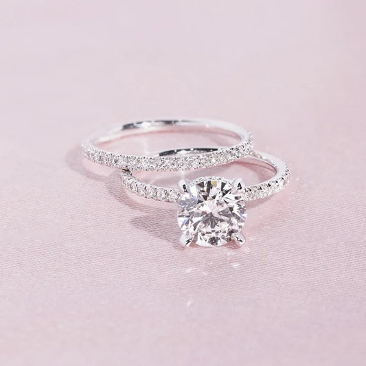 Anillos Plateados en Oferta para Mujer, Diseño Geométrico Punk con Circonita Cúbica, Joyería para Boda o Compromiso, Venta al Por Mayor, Tallas 5-11