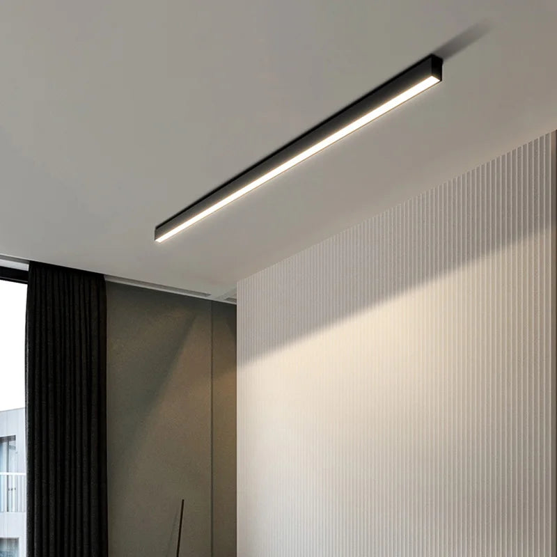 Luces de techo para balcón, lámpara LED de tira larga para pasillo, dormitorio, comedor, sala de estar, guardarropa, lámpara de techo, decoración de cocina de isla