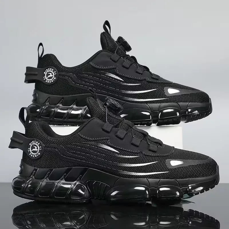 (Sin punta de acero) Zapatos casuales para hombre, zapatillas deportivas para senderismo, caminar, zapatillas casuales para regalo