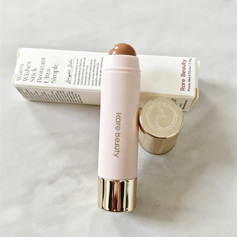 Rare Beauty Barra de Contorno Facial 3D, Bronceador, Iluminador Líquido Brillante para Mejillas, Maquillaje con Toque Femenino