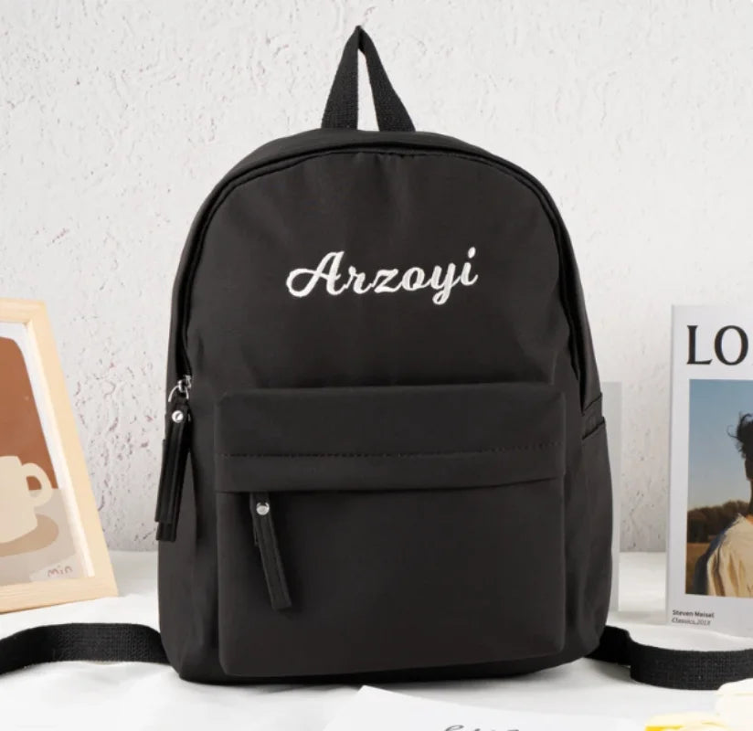 Mochila personalizada para niños, mochilas escolares con nombre bordado, bolsa de libros para niños, mochila para estudiantes, bolsa de pañales para niños pequeños, regalos