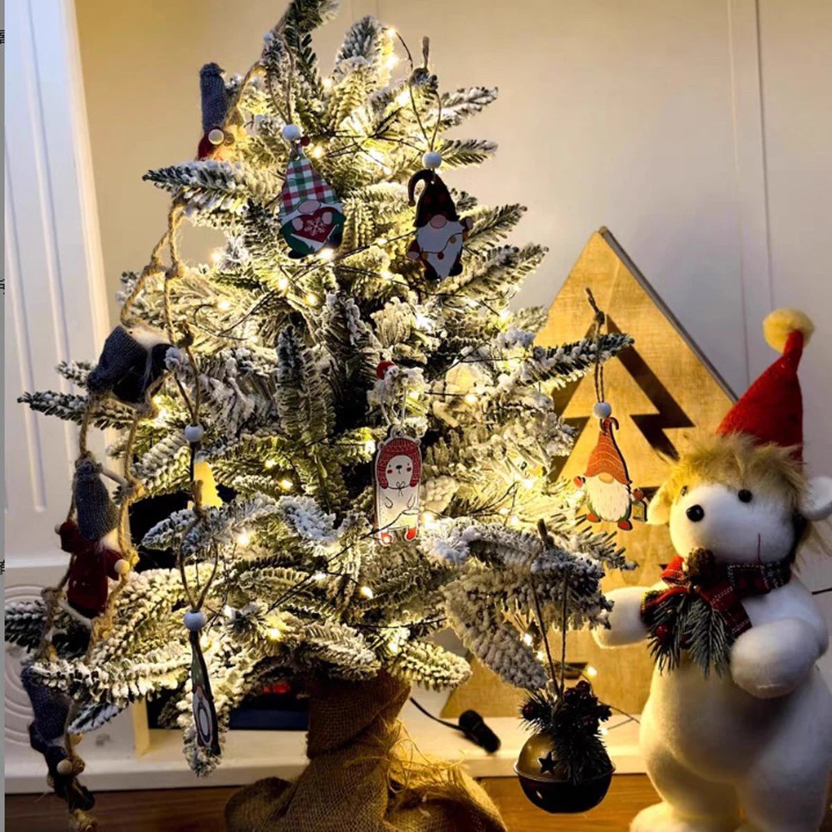 Guirnalda de luces LED de 6M-75M con forma de petardo, guirnalda de luces navideñas para jardín, fiesta, boda, decoración de árbol de Navidad