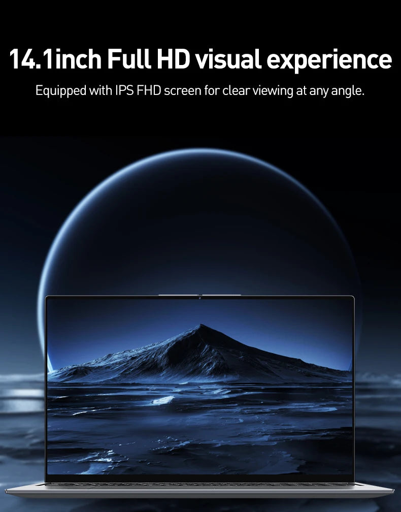 2026 Intel Core i7-6500U 14,1 "portátil 32GB RAM 2048GB SSD ROM 5000mAh Windows 11 Pro 3 años de garantía portátil