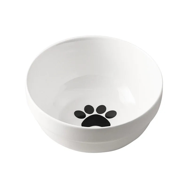 1-3 uds protección Cervical creativa suministros para mascotas tazón doble de cerámica para gatos tazón de cerámica para gatos tazón de comida tazón de comida para perros agua potable tazón de comida