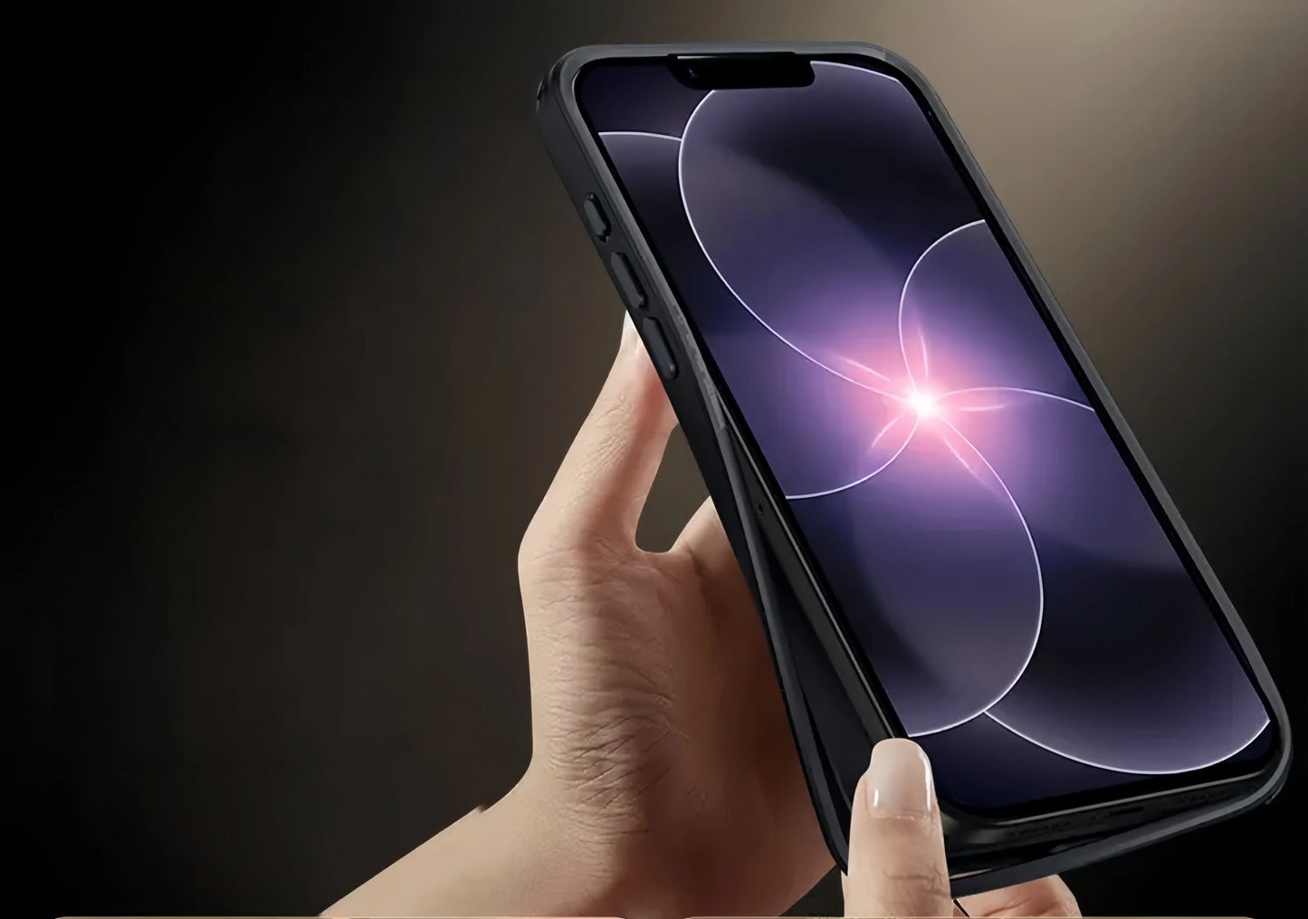 Funda para iPhone 17e/16e con Magnético, Translúcida, Mate, Antigolpes y Protectora - Negra