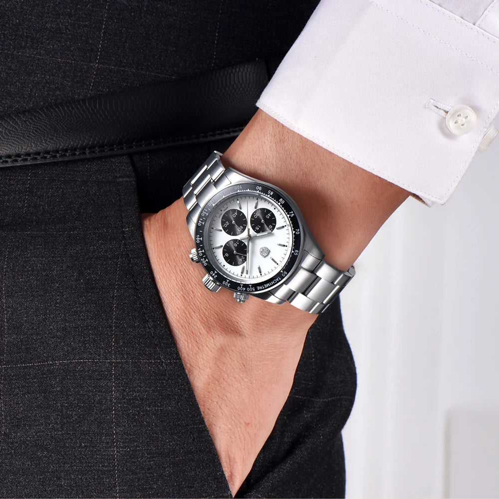 2025 nuevos relojes RollsTimi para hombre, reloj cronógrafo de cuarzo de lujo para hombre, espejo de zafiro AR, reloj de regalo resistente al agua para hombre luminoso