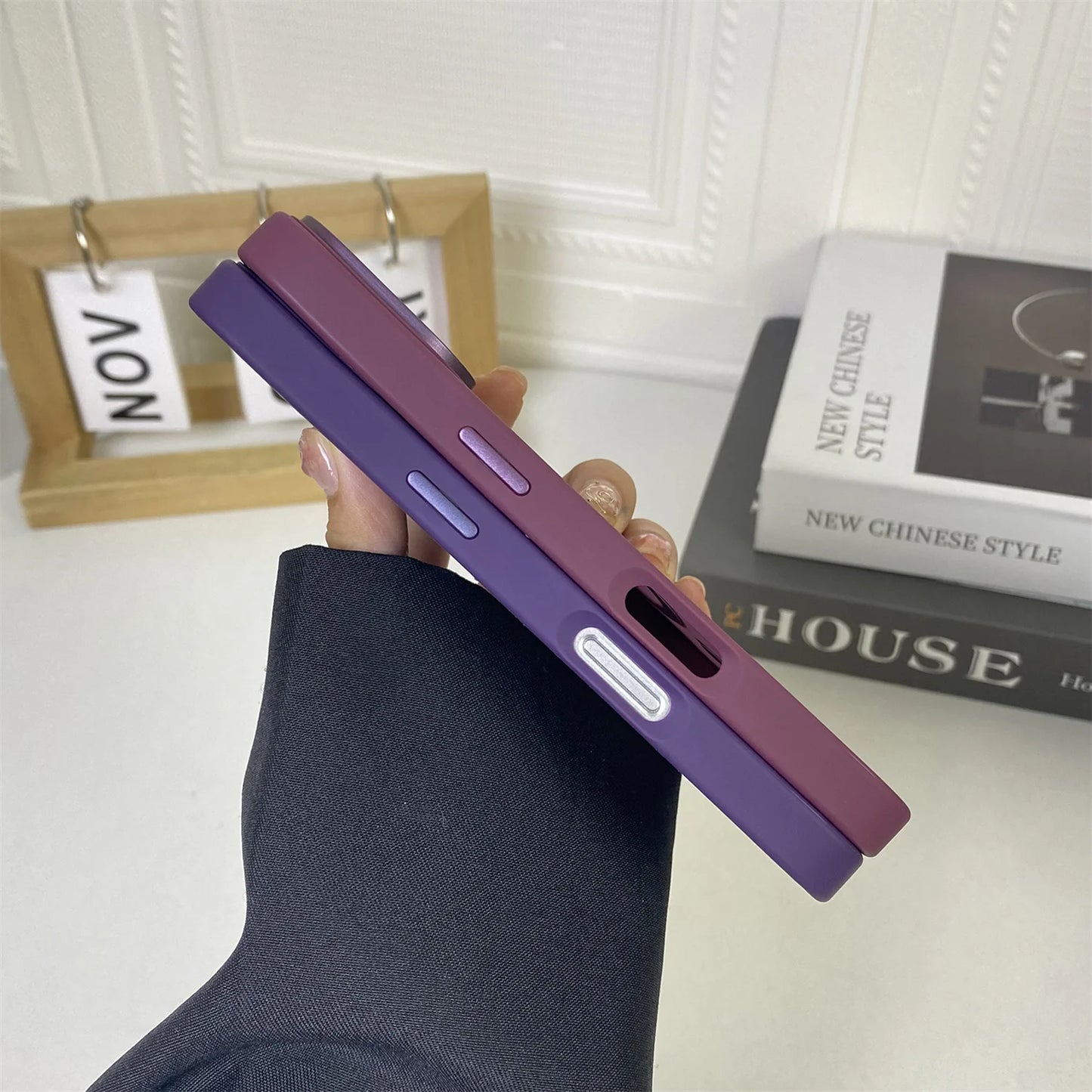 Funda de teléfono magnética translúcida para iPhone 15 14 Pro Max 16 Plus, funda mate para Magsafe para iPhone 16 13 12 11 Pro Max