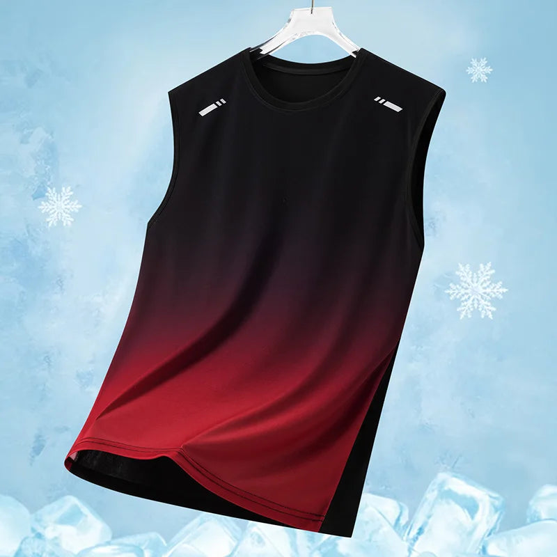 Chaleco de Verano de Secado Rápido para Maratón, Chaleco Deportivo Ligero y Transpirable para Hombre, Chaleco de Malla Absorbente de Humedad para Correr