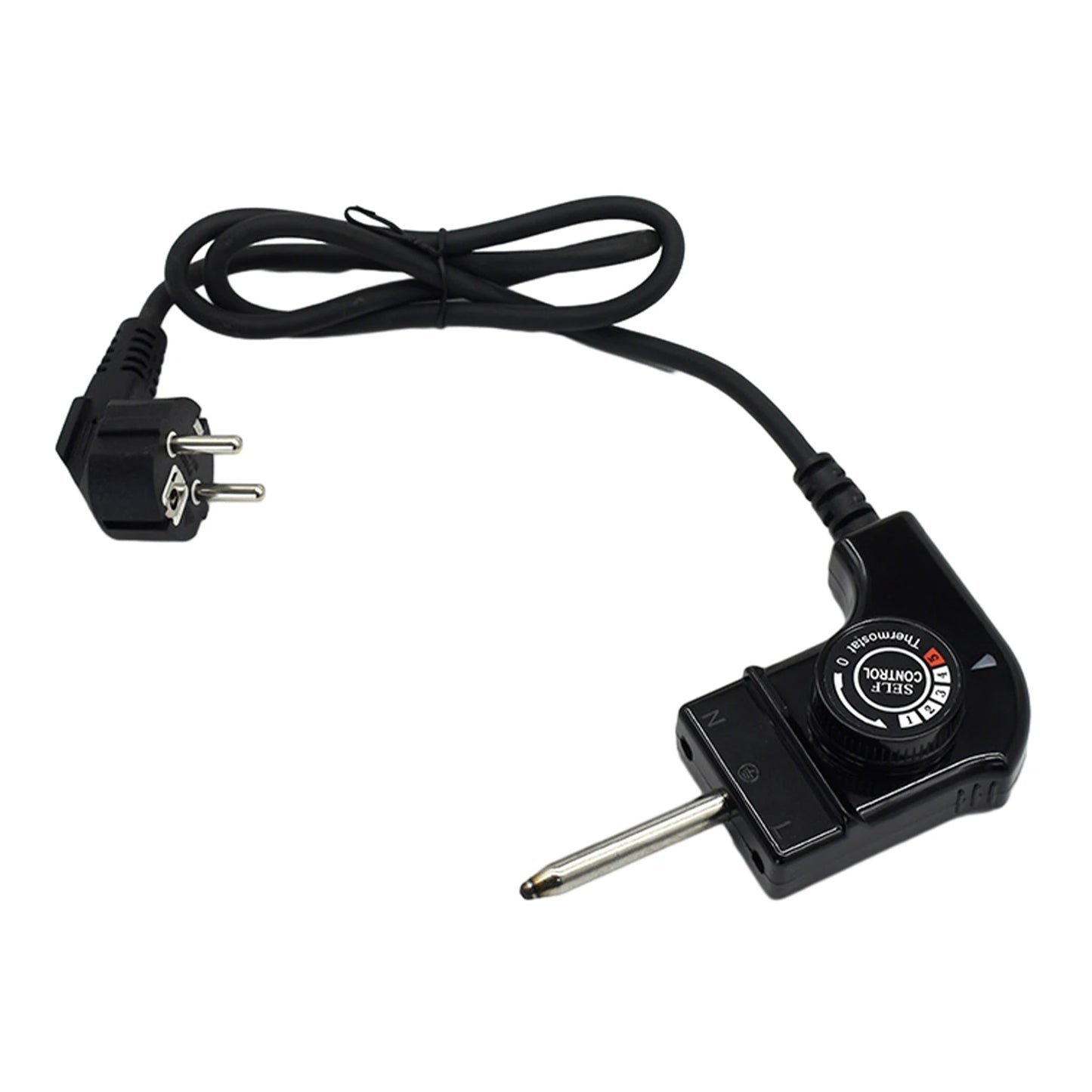 Cable de Control del termostato de la bandeja para hornear eléctrica de temperatura ajustable, cómodo y práctico, seguro como se muestra
