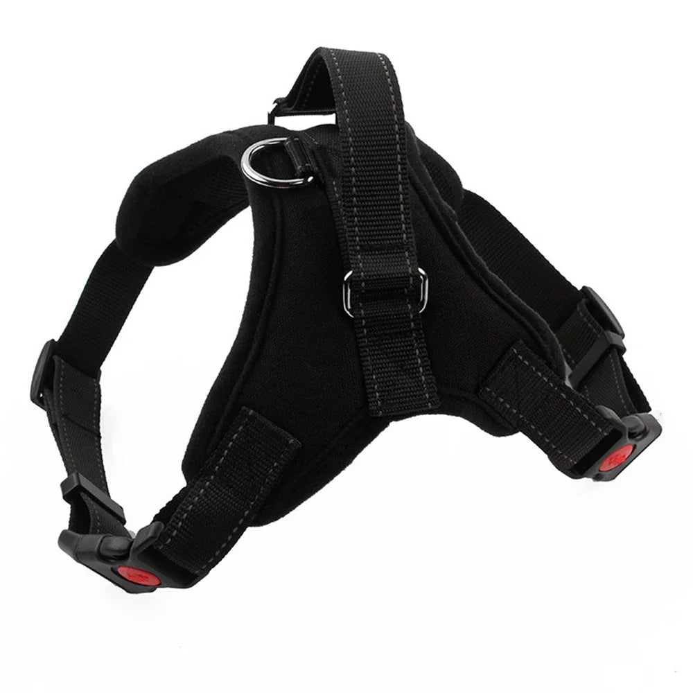 Arnés ajustable para perros y gatos con correa reflectante y transpirable para perros pequeños y grandes, chaleco, suministros para mascotas