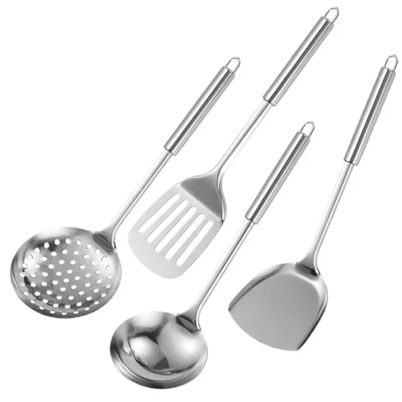 Utensilios de cocina, utensilios de cocina, pala de acero inoxidable, cuchara para sopa, utensilios giratorios, vajilla, herramienta de cocina, utensilios de cocina