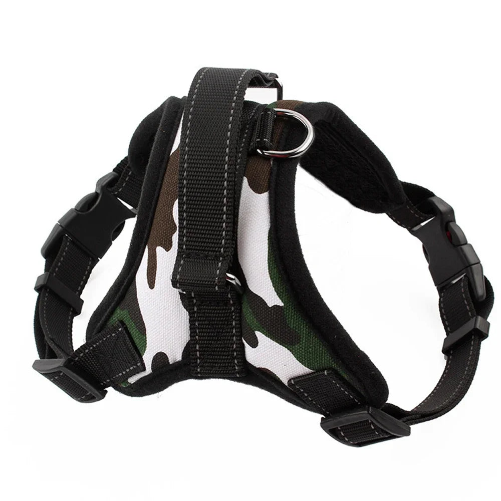 Arnés ajustable para perros y gatos con correa reflectante y transpirable para perros pequeños y grandes, chaleco, suministros para mascotas
