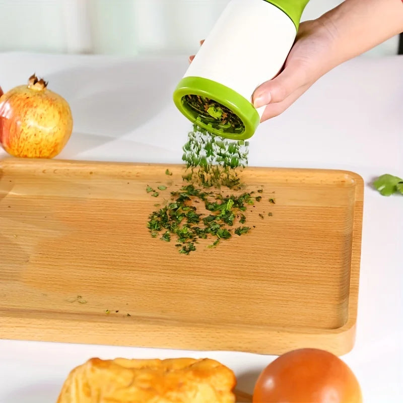 Molinillo Manual de hierbas, molino de especias, trituradora de perejil, cortador de verduras, picadora de cilantro, Chile y Cilantro, herramienta de cocina, 1 ud.
