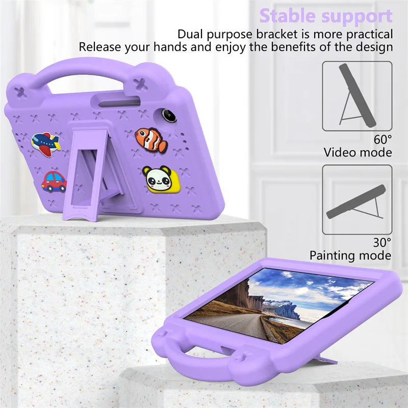 Funda bonita para tableta para niños Lenovo Tab One 8,7 "Funda de espuma EVA TB305FU Funda portátil a prueba de golpes Protector Capa