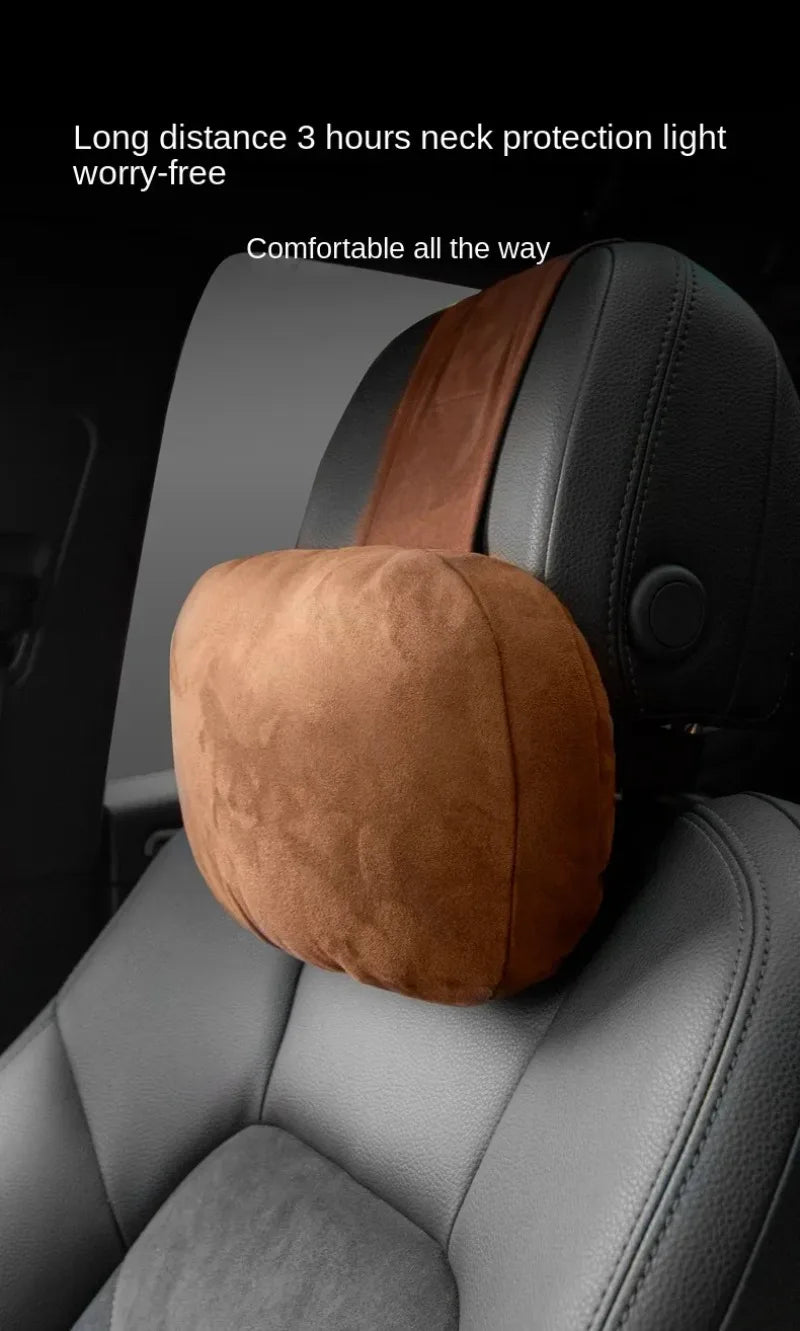 1/2 Uds reposacabezas de coche soporte para el cuello asiento/Clase de diseño Maybach suave Universal ajustable almohada de coche cojín de descanso para el cuello de alta calidad