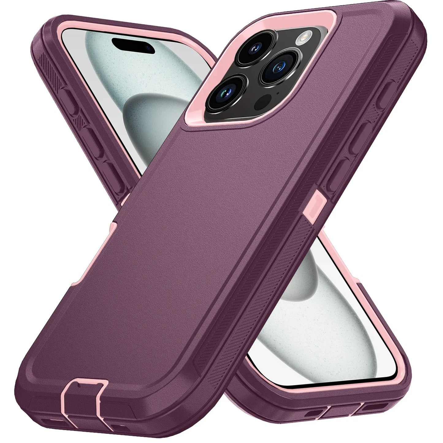Otter Armor Box-funda de teléfono Defender a prueba de golpes para Iphone 16 11 12 13 14 15 Pro Max XSMAX 7 8 SE2 16E, funda trasera dura con Clip