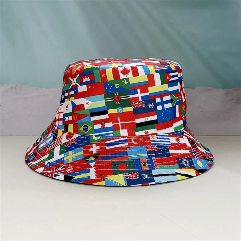 Sombrero de Pescador con Bandera Nacional de 2026 Países, Reversible, para Hombres y Mujeres, para Fiestas de Fútbol, Copa de Fútbol, para Aficionados al Fútbol