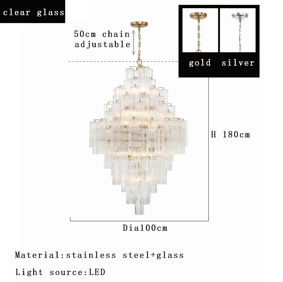 Lámparas de lujo, candelabro de cristal antracita, brillo dorado, regulable, lámpara de techo, iluminación para sala de estar, iluminación interior para el hogar