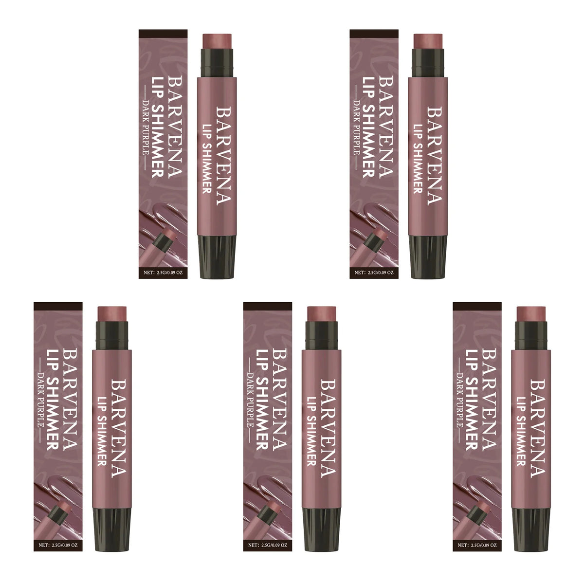 Brillo Labial con Tinte Morado Oscuro, Bálsamo Labial en Barra de Larga Duración, Hidratación con Acabado Natural Luminoso, Maquillaje Humectante y Nutritivo