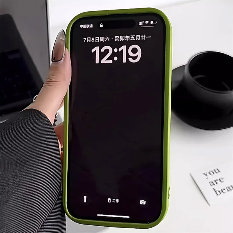 Regalos de Año Nuevo árbol de Navidad gato funda de teléfono para iPhone 13 funda iPhone 15 14 12 11 16 Pro Max XR 7 8 Plus SE 2 cubierta a prueba de golpes