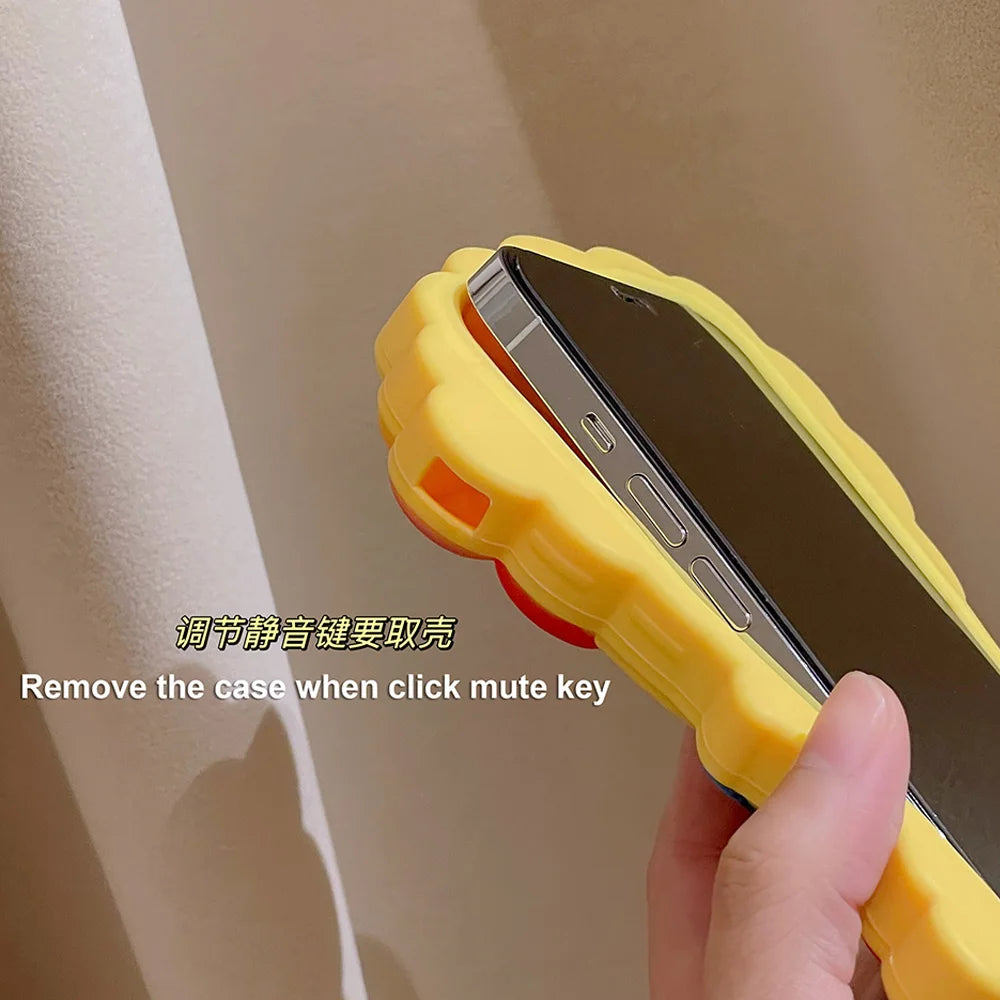 Funda de teléfono de silicona con dibujos animados en 3D para iphone 17 16 15 14 Pro Max Face Cute Joker Clown fundas para iphone 13 12 11 cubierta a prueba de golpes