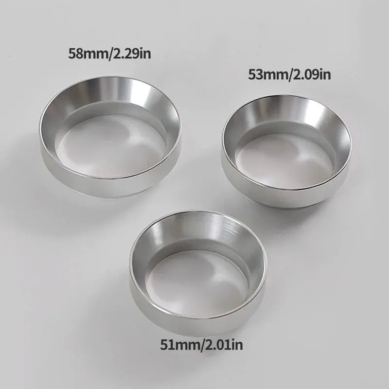 Anillo receptor de café, herramienta de anillo dosificador de polvo, antimoscas, 51/53/58mm