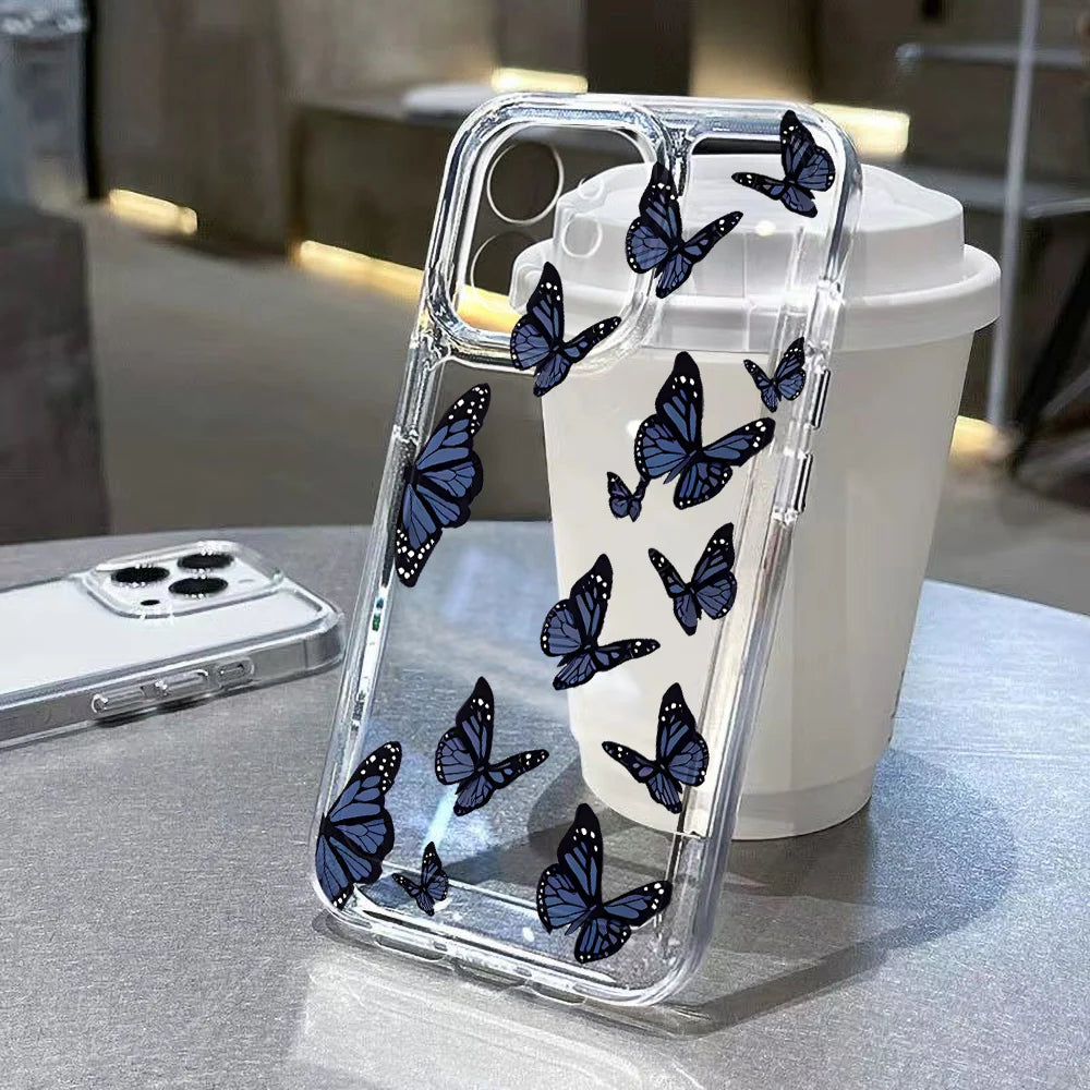 Funda Floral Transparente iPhone