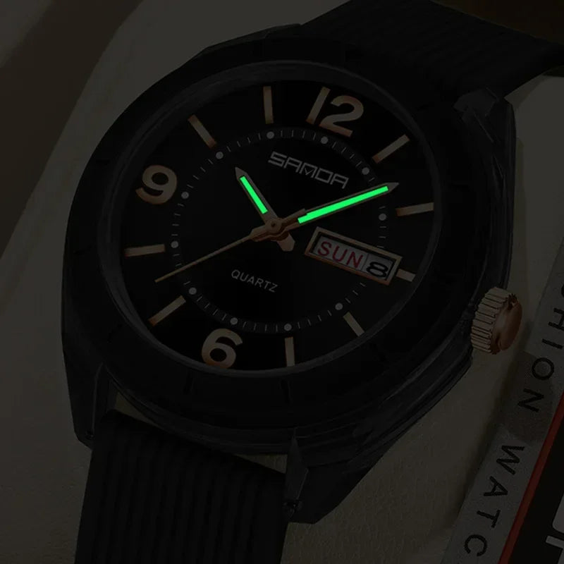 Reloj de Pulsera SANDA para Mujer, Nuevo, Moderno, Deportivo, de Cuarzo, con Fecha, Semana, Resistente al Agua, Luminoso, Elegante