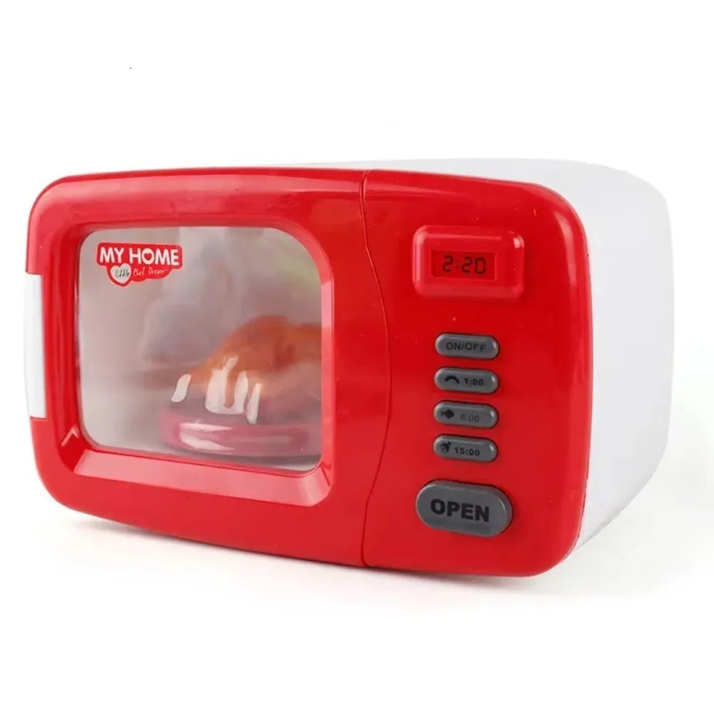 Electrodomésticos de cocina, juguetes, juego de cocina para niños, juego de cocina, accesorios para casa de muñecas, licuadora, cafetera, máquina mezcladora, tostadora