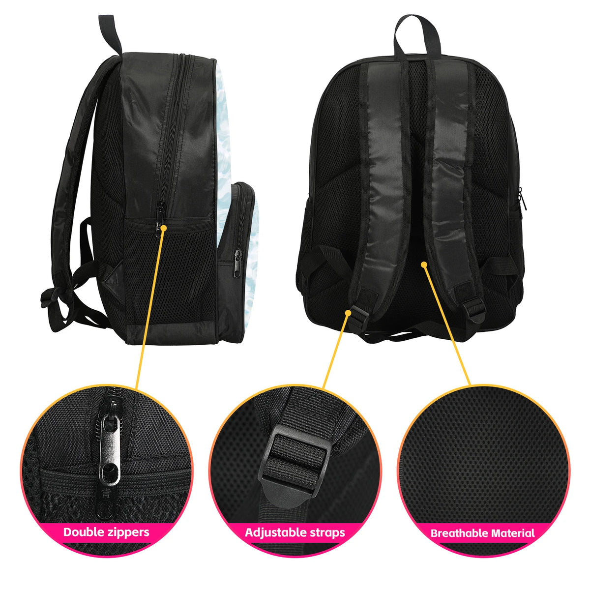 Ronaldo-Juego de 3 uds. De mochila deportiva, bolso de hombro, estuche para lápices, mochila CR, bolsas para libros de estrella de fútbol para niños y niñas, el mejor regalo