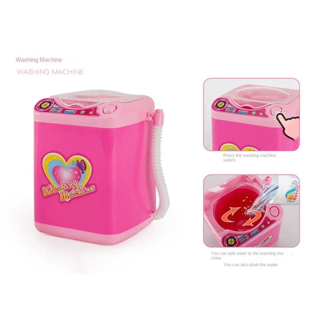 Casa de juegos de cocina simulada para niños, pequeños electrodomésticos, refrigerador, secador de pelo por microondas, máquina de café, hervidor eléctrico de juguete